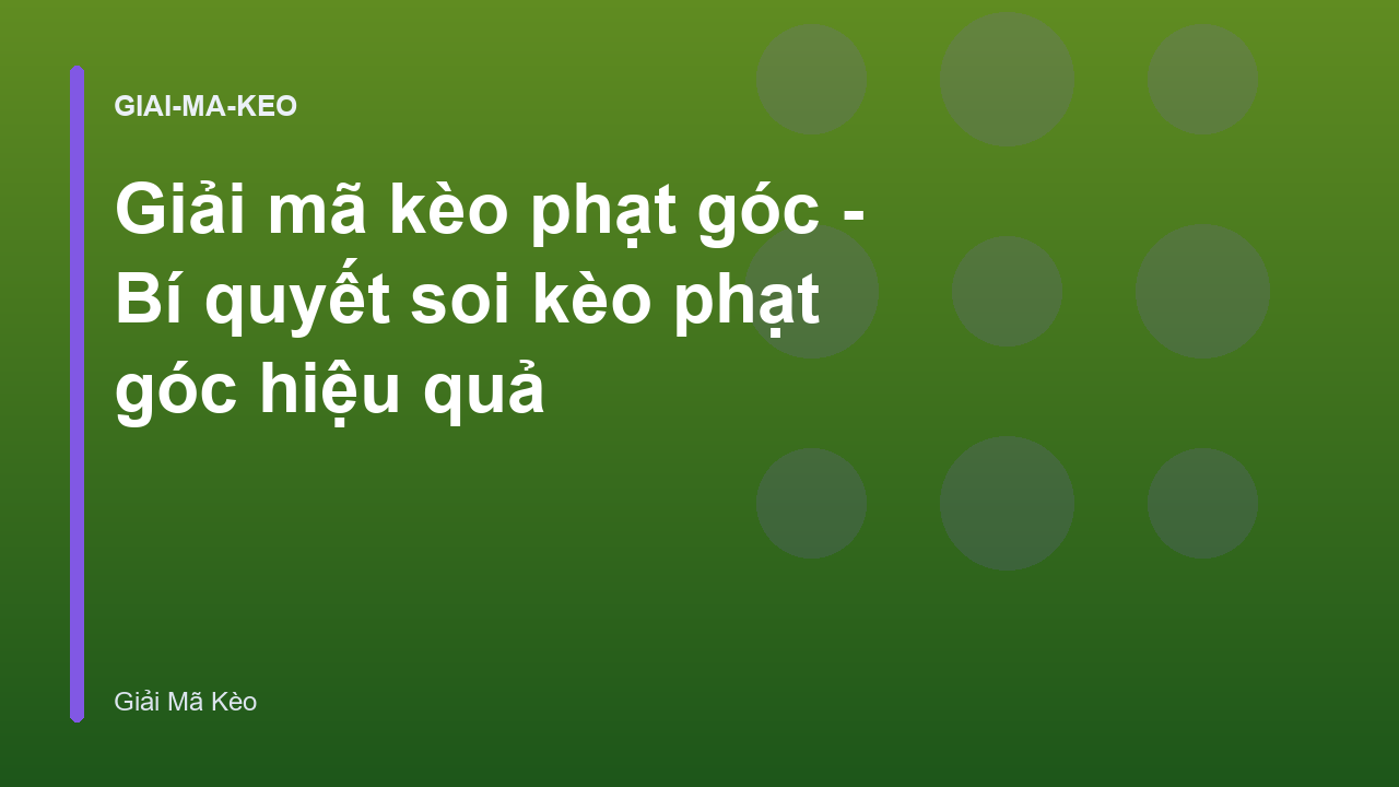 Read more about the article Giải mã kèo phạt góc – Bí quyết soi kèo phạt góc hiệu quả